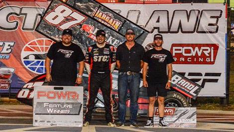 Aaron Reutzel Rides Away with POWRi 410 Outlaw Sprint Win at Texas Motor Speedway Dirt Track