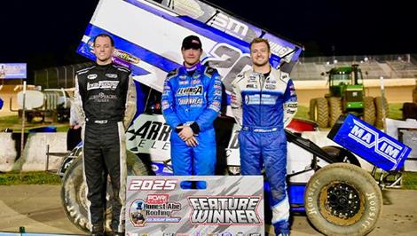 Noah Gass Gains Victory with POWRi 410 Outlaw Sprints at Lake Ozark Speedway