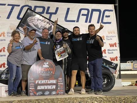 Eric Wilkins Earns POWRi Desert Wing Sprint Series Feature Win at Vado