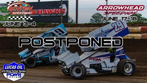 POWRi 410-Wing Outlaw Sprint League Schedule Adjustments