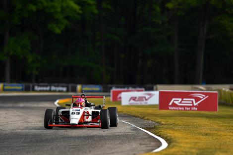 Burke Garners Pair of Career-Best Finishes During Cooper Tires USF2000 Championship Doubleheader at Road America