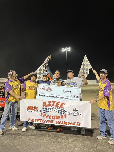 Connor Lundy and Spencer Hill Win at Aztec Speedway with POWRi DMSS