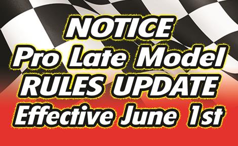 Rule Revision for PRO LATE MODEL DIVISION CRATE ENGINES