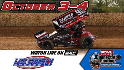 Lee County Speedway Hosts POWRi 410 Outlaw Sprints in Two-Day ‘Hawkeye Nationals’
