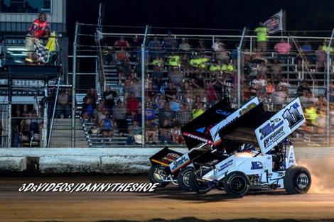 Jonathan Cornell Wins By Inches In ASCS Red River/NCRA Showdown At Humboldt Speedway