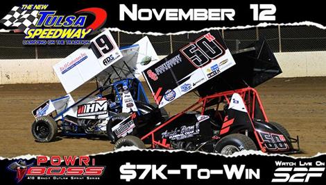 POWRi 410 BOSS Rescheduled for November 12th $7K-to-Win Return to Tulsa