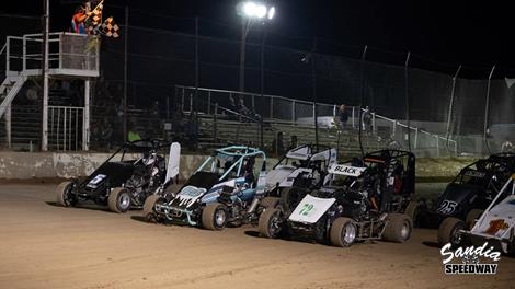 Derrick Black and Joseph Johnson Win at Sandia Speedway’s Zia Nationals with POWRi DMSS