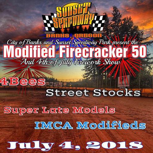 Racing, Fireworks, And Fun At SSP On Independence Day: Firecracker 50 For IMCA Modifieds
