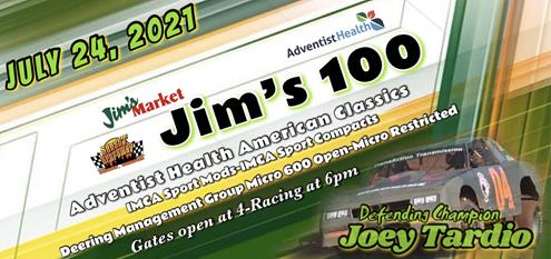 Jim’s 100 payout announced leading into this Saturday’s event