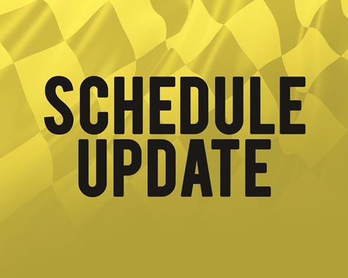 Schedule update for May 15 and May 22