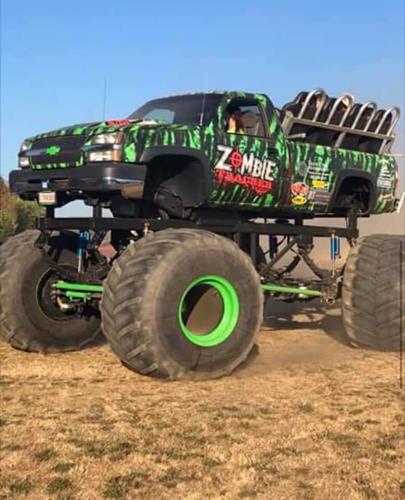 “Zombie Tracker” Monster Trucker Rides This Saturday At Sunset Speedway Park