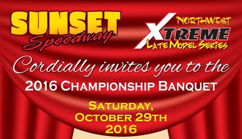 2016 Sunset Speedway Championship Awards Banquet Information & Drivers to be Awarded