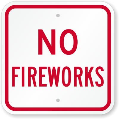 NO FIREWORKS AT SSP ON 9-13; REGULAR TICKET PRICES IN EFFECT