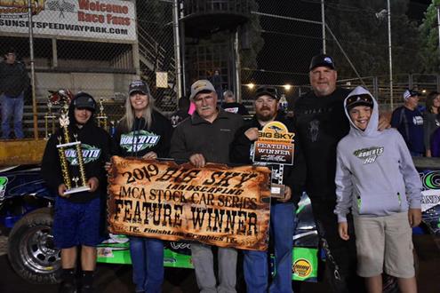 Kevin Roberts Tames Big Sky Landscaping IMCA Stock Cars At Sunset; Wins Track Championship