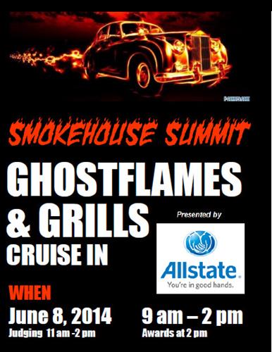 Cars Wanted For The Smokehouse Summit Ghostflames & Grills Cruise In