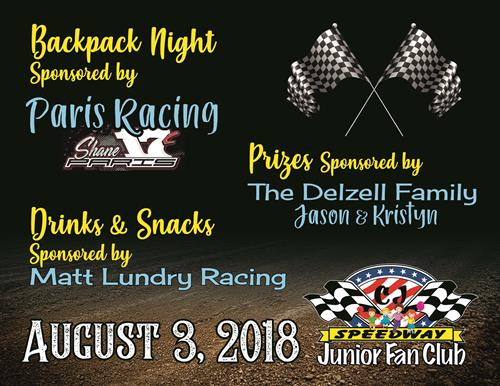 Your sponsors for Friday, August 3rd!
