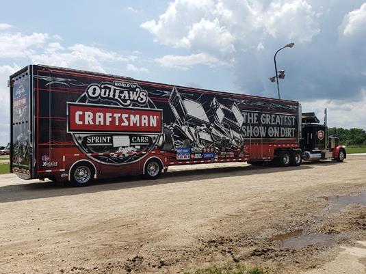 WORLD OF OUTLAWS ARE ROLLING IN TODAY!