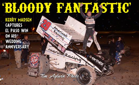 Madsen Captures El Paso World of Outlaws STP Sprint Car Win