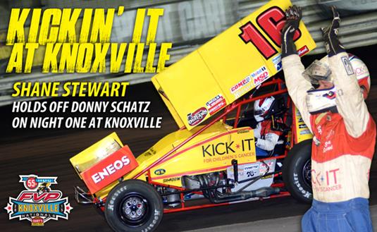 Shane Stewart Kicks Off FVP Knoxville Nationals with Qualifying Night 1 Win
