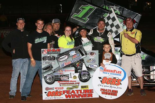 PATIENCE PAYS OFF FOR SEAN McCLELLAND @ LAWTON SPEEDWAY
