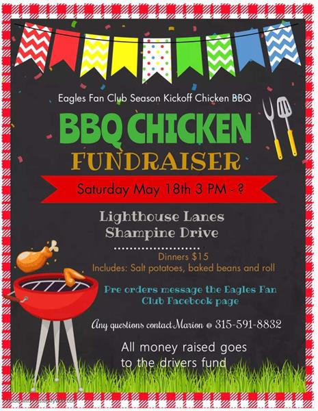 Oswego Eagles Fan Club Announces Season Kickoff Chicken BBQ Fundraiser on Saturday, May 18 at Lighthouse Lanes