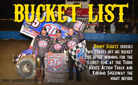 Donny Schatz Continues to Bolster His Resume at Terre Haute Action Track