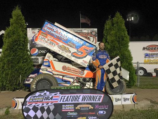 SCHULTZ HIDES FROM RIVALS, CAPTURES ANGELL PARK SPEDDWAY’S CORN FEST EVENT IN BUMPER TO BUMPER IRA SPRINT ACTION!