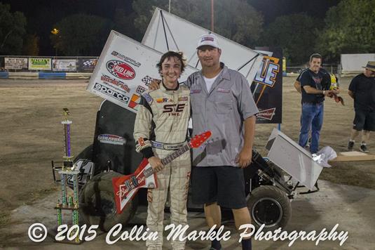 Giovanni Scelzi Uses Late-Race Pass to Win Budweiser Outlaw Nationals