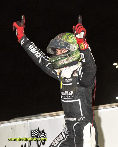 LARSON WINS FEATURE AT 2013 TROPHY CUP
