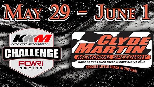 KKM Challenge Registrations Open for Clyde-Martin Memorial Speedway