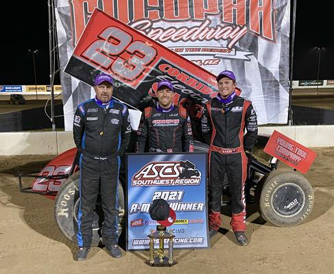 Bergman Bags ASCS Southwest Victory At Cocopah Speedway