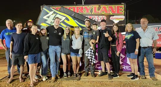 Eric Riggins , Jr. Charges to 2nd USCS 2024 win at Carolina Speedway