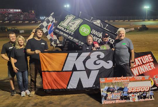 MALLETT POUNDS TO USCS PINE RIDGE SPEEDWEEK WIN