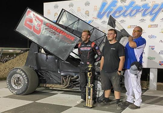 Seth Bergman Victorious With ASCS Frontier At Big Sky Speedway