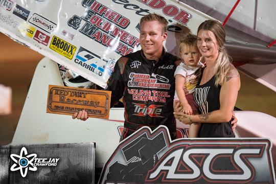 Bergman Garners ASCS Red River Win During Debut at Red Dirt Raceway