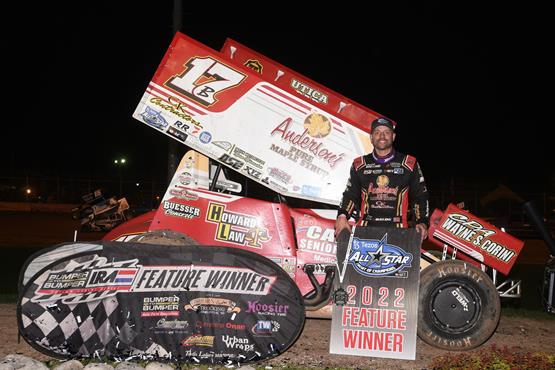 Balog goes Back-to-Back at Plymouth Dirt Track with the All Star Circuit of Champions and IRA Sprint Car Series