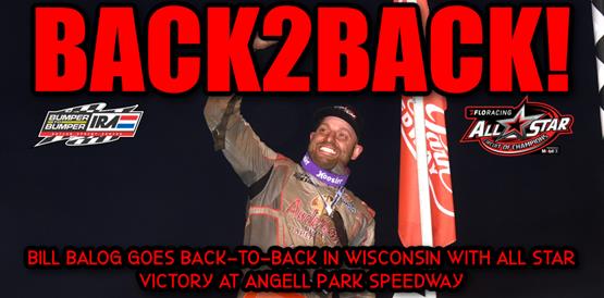 Bill Balog goes back-to-back in Wisconsin with All Star victory at Angell Park Speedway