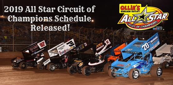 Ollie’s Bargain Outlet All Star Circuit of Champions presented by Mobil 1 to headline 56 events across 12 states in 2019