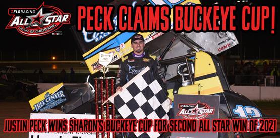 Justin Peck goes wire-to-wire at Sharon Speedway for Buckeye Cup triumph