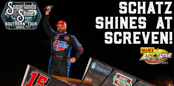 Donny Schatz opens Sugarlands Shine Southern Tour with $8,000 victory at Screven