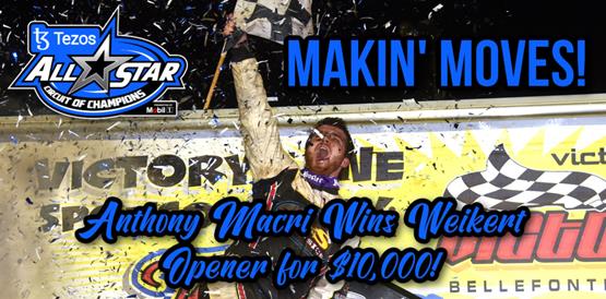 Anthony Macri outduels Lance Dewease for Weikert Memorial opening night victory worth $10,000