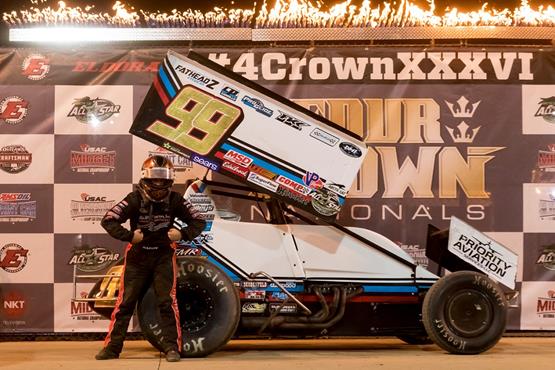 The “Macho Man” goes wire-to-wire at Eldora Speedway for Arctic Cat All Star 4-Crown Nationals victory