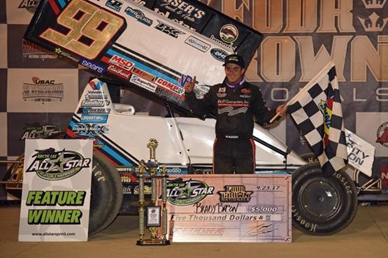 Brady Bacon – First All Star Win and Four Top Fives at Four Crown!