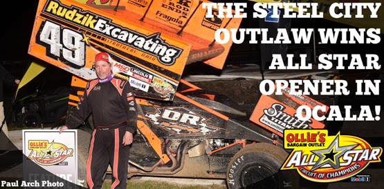 Tim Shaffer opens 2019 All Star season with exciting victory at Bubba Raceway Park