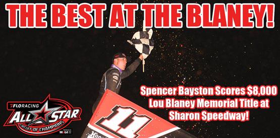 Spencer Bayston scores first All Star victory of 2021 in Sharon Speedway’s 13th Annual Lou Blaney Memorial