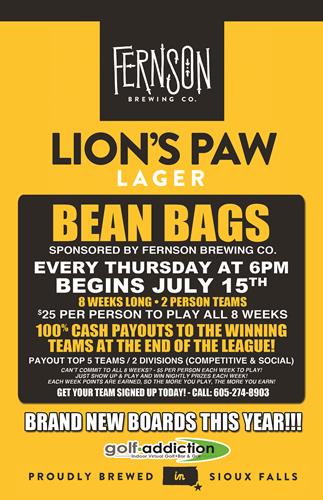 Bean Bag Night!! (Sioux Falls)