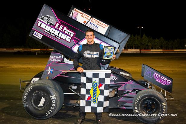First Time in the First State! Dallas Schott Scores First Career URC Sprint Car Win at Delaware International