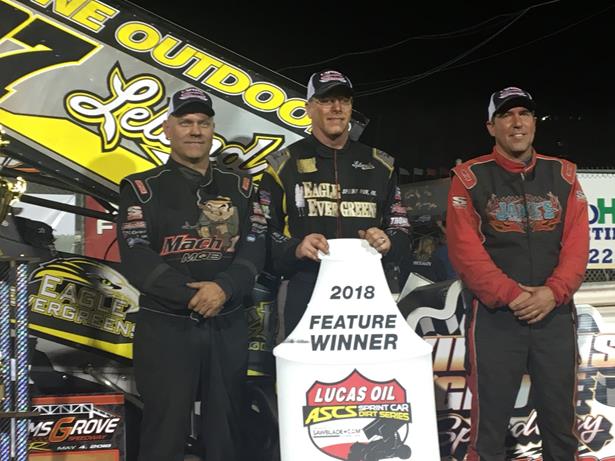 Hodnett, Smith, Buckwalter On The Podium, Night One of The Battle Of The Groves