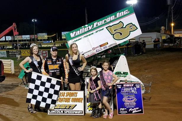 Michael Picks Up Lincoln Win on Last Lap Pass