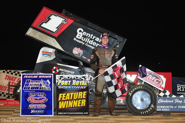 Kyle Reinhardt Notches his Second Win with URC at Port Royal Speedway